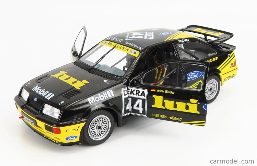 Solido Ford england Sierra Rs500 Cosworth N 44 24h Nurburgring 1989 V.weidler 1:18 Black Yellow