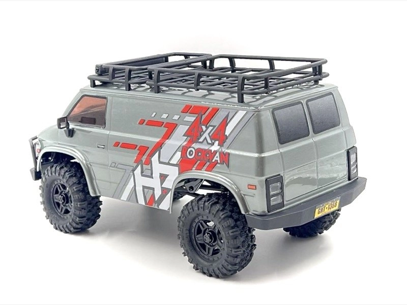 Mini Crawler Hobby Plus / Absima CR-18P EVO-V2 Rock Van 1:18 RTR - šedý