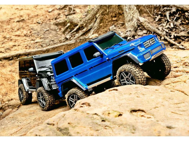 RC auto Traxxas TRX-4 Mercedes G500 1:10 s LED osvětlením TQi, černá