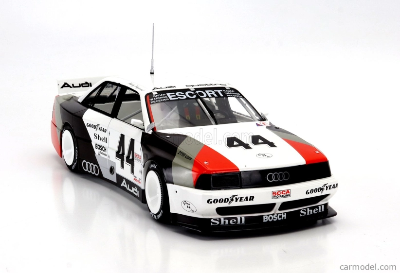Werk83 Audi 200 Quattro Team Audi Sport N 44 Winner Trans-am Dallas 1988 Hurley Haywood 1:18 Bielo-šedo-červená