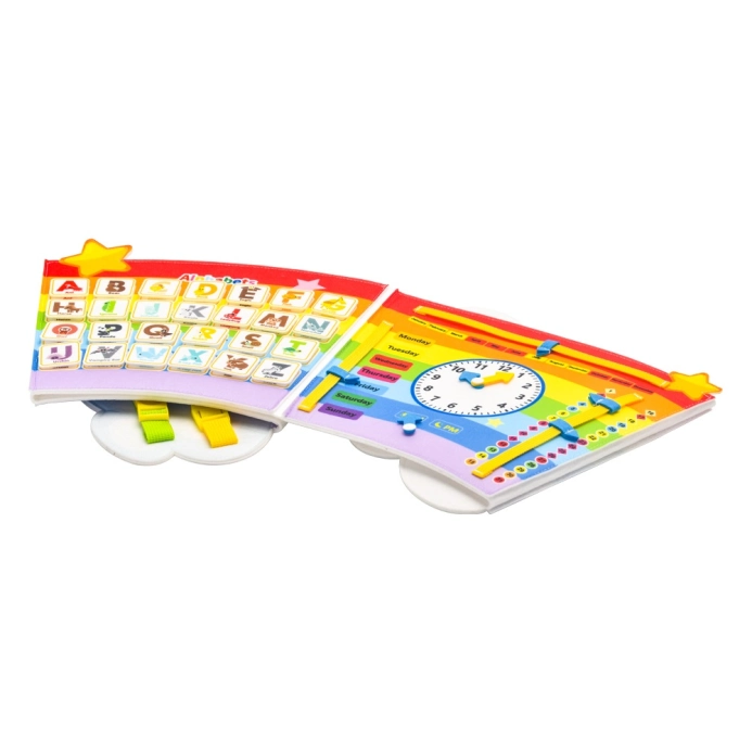 2Kids Toys Soft activity board Dúha s oblakmi