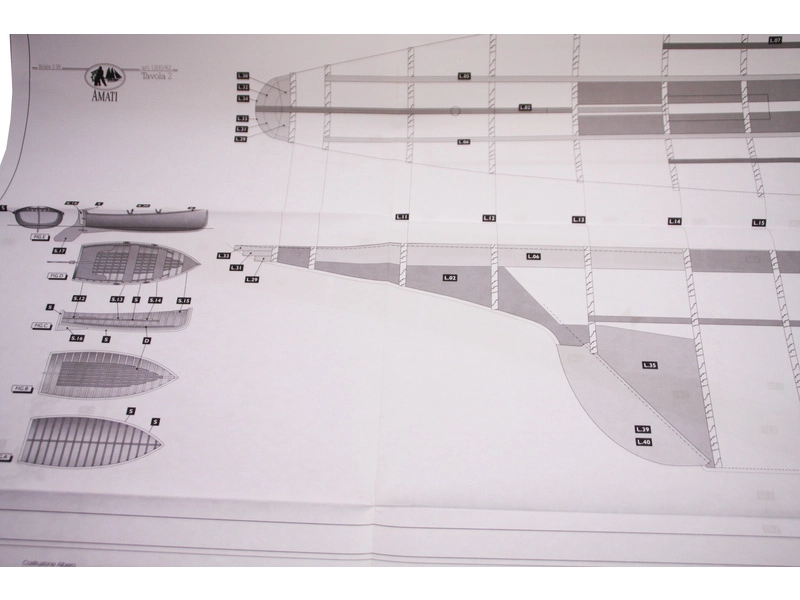 AMATI Endeavour plachetnica 1934 1:35 kit