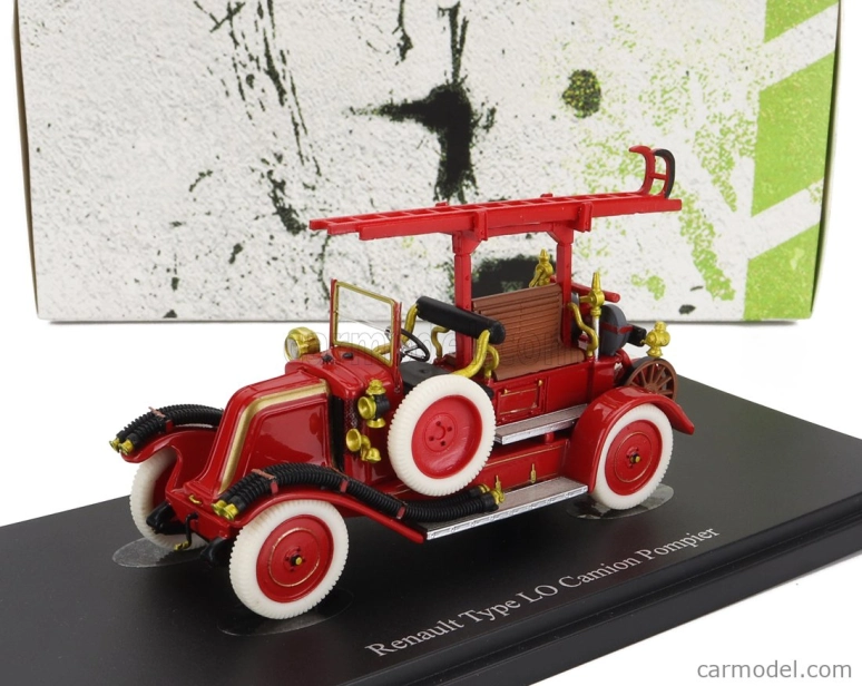 Autocult Renault Type Lo Fire Engine Truck France 1926 1:43 Red
