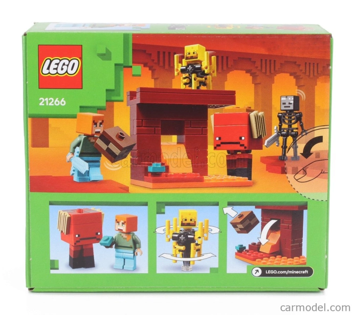 Lego Accessories Lego Minecraft - The Nether Lava Battle - 99 Pezzi - 99 Pcs Různé