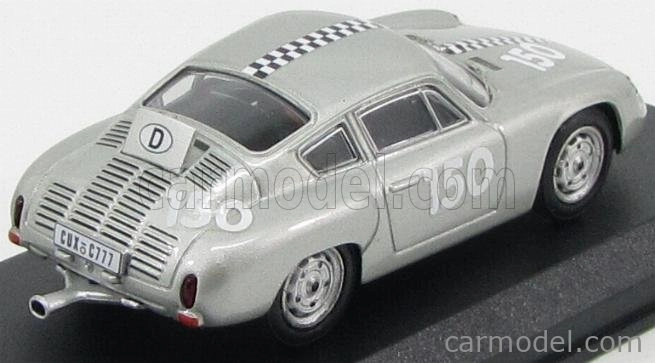 Najlepší model Porsche 1600gs Abarth Coupe N 150 Hockenheim 1961 F.hahnl 1:43 Silver