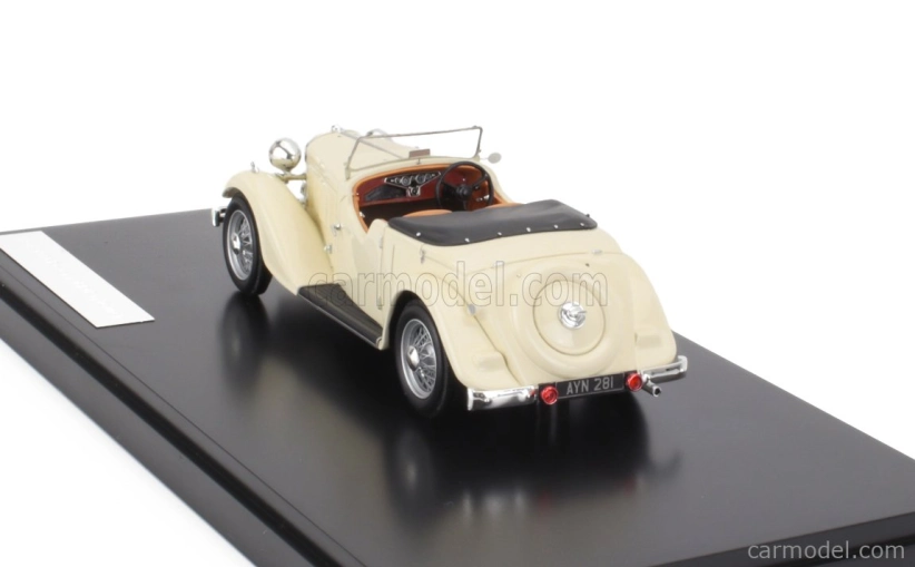 Matrix scale models Rover 12hp (p1) Tourer Cabriolet Open 1934 1:43 Bílá