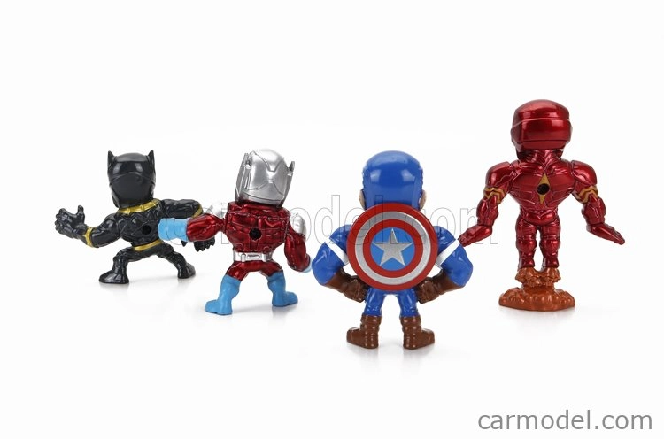 Jada Sada figúrok 4x Avengers - Black Panther - Iron Man - Ant-man - Captain America - cm. 6.0 1:32 Rôzne
