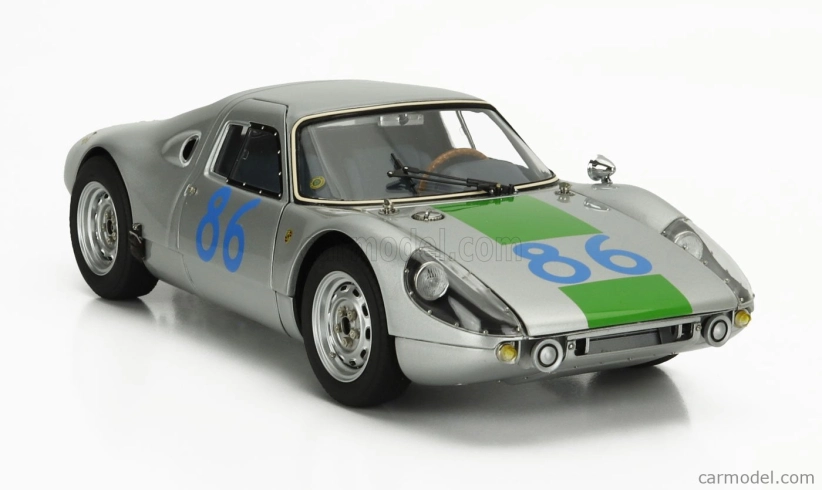 Cmc Porsche 904 Carrera Gts Ch.904-005 N 86 Winner Targa Florio 1964 Colin Davis - Antonio Pucci 1:18 Silver