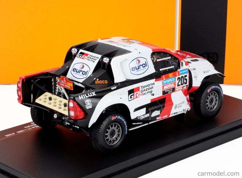Ixo-models Toyota Hilux Pick-up Gr Dkr Team Gazoo Racing N 205 4. Rallye Dakar 2023 Giniel De Villiers - Dennis Murphy 1:43 Biela červená