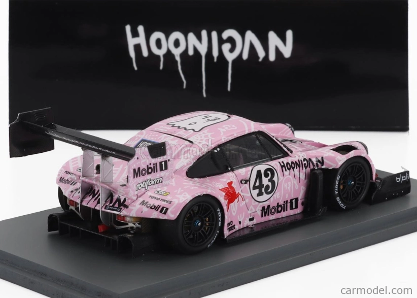 Spark-model Porsche 911 (912 Base) Hoonipigasus 1400hp N 43 Rally Pikes Peak Hill Climb 2022 Ken Block 1:43 Ružová Biela Čierna