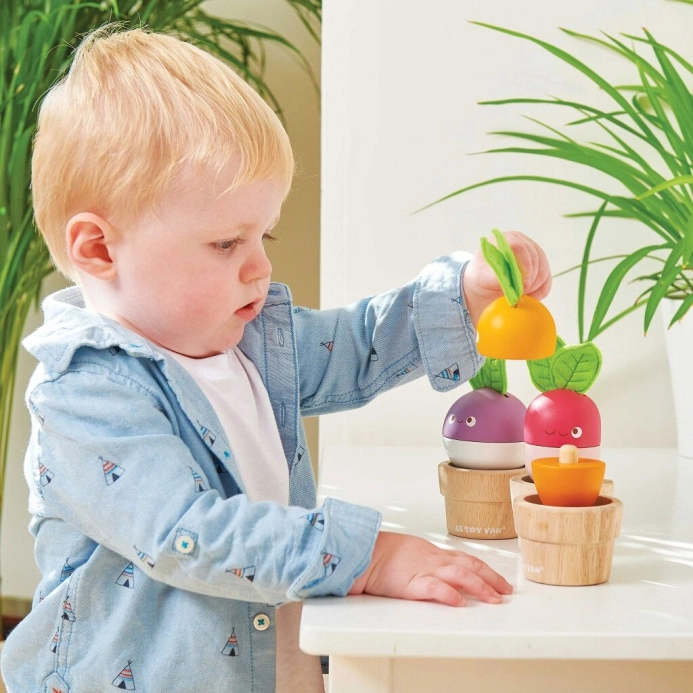 Le Toy Van Květináčky se zeleninou  - poškozený obal
