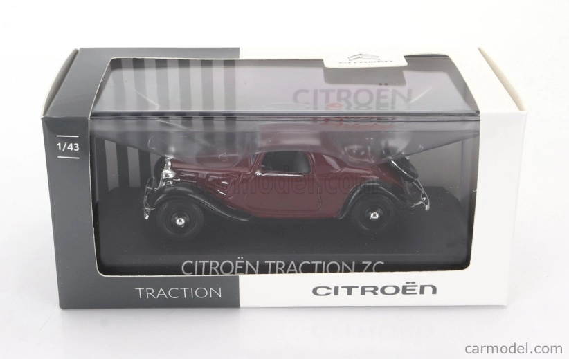 Norev Citroen Traction 7c Coupe 1937 1:43 Červená Černá