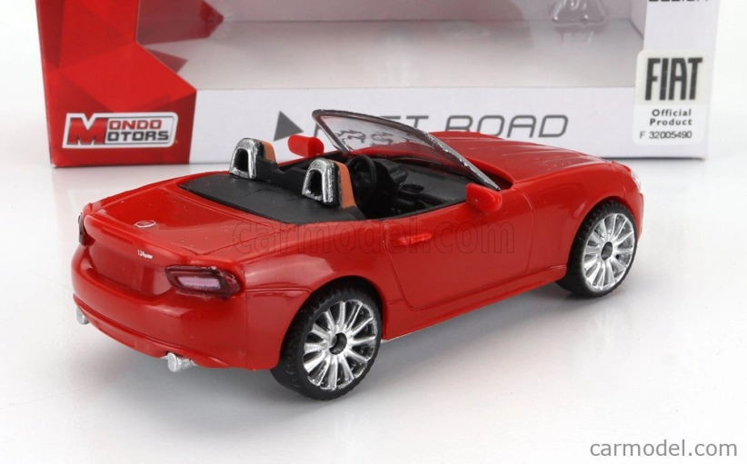 Mondomotors Fiat 124 Spider 2016 1:43 Červená