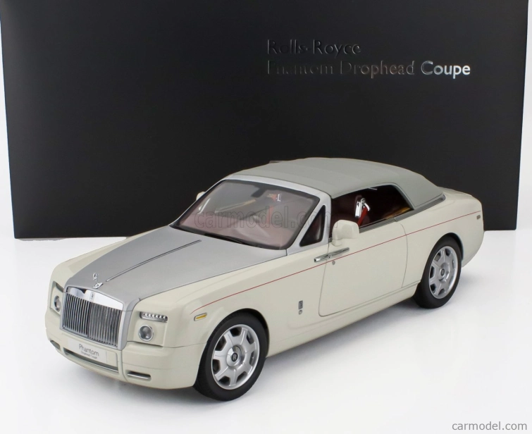 Kyosho Rolls royce Phantom Drophead Cabriolet 2-dverový 2013 1:18 Anglicky White