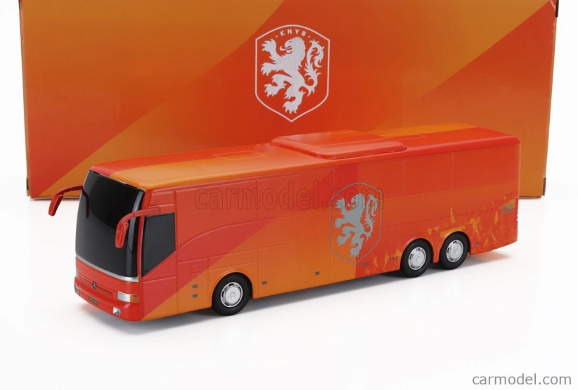 Matrix modely v mierke 1:64 Autobus Knvb Holandskí futbalisti Autobus 2024 1:64 Oranžový