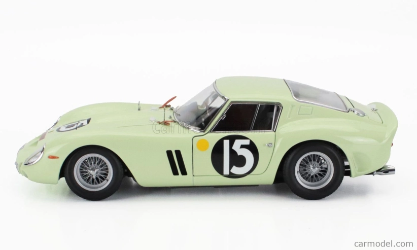 Kyosho Ferrari 250 Gto Rhd N 15 Winner Tourist Trophy Goodwood International 1962 Innes Írsko 1:18 Svetlo zelená
