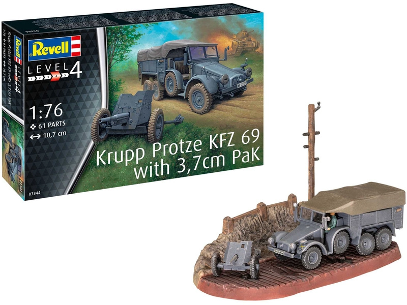 Revell Krupp Protze KFZ 69 s 3,7cm Pak (1:76)