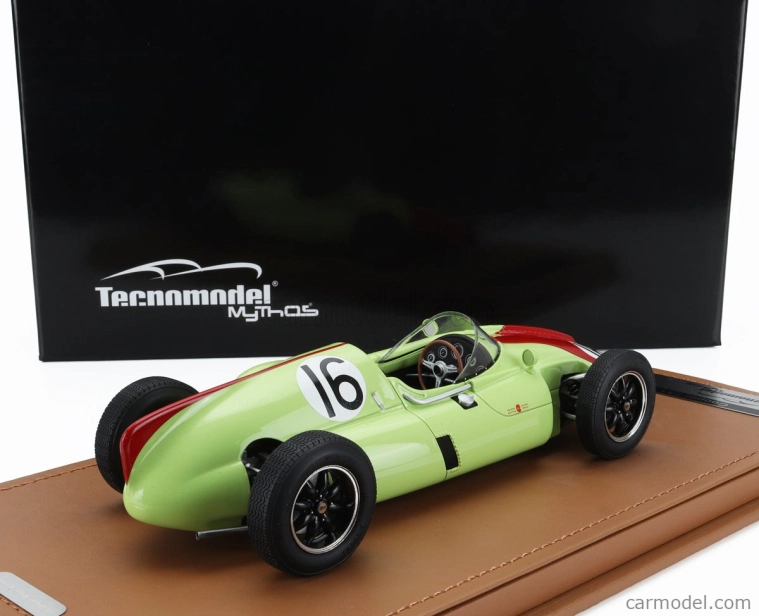 Tecnomodel Cooper F1 T51 N 16 Monaco Gp 1960 Chris Bistrow 1:18 Světle Zelená Červená