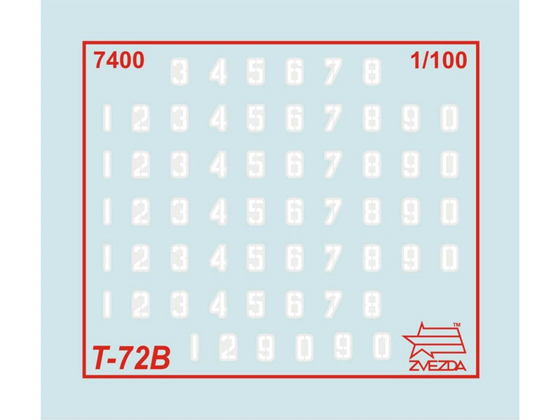 Zvezda Snap Kit – T-72 (1:100)
