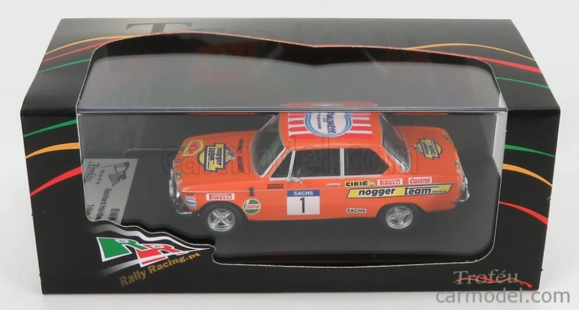 Trofeu BMW 2002 (night Version) N 1 Rally Trifels 1973 R.hainbach - W.biebinger 1:43 Orange