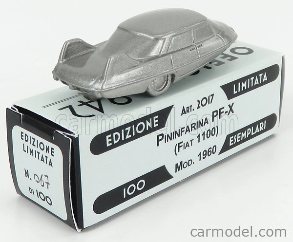 Officina-942 Fiat 1100/103 Pf-x Pininfarina 1960 1:76 Sivá