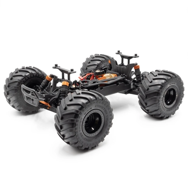 ROGUE TERRA RTR Brushed/jednosmerný motor monster truck 4WD, žltá verzia
