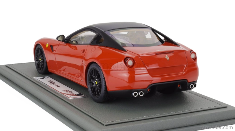 Bbr-models Ferrari 599 Gtb Fiorano 2007 - F1 Gear Box - Cambio F1 - Con Vetrina - With Showcase 1:18 Rosso Corsa - Červená Černá
