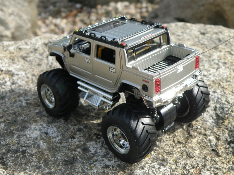 Mini RC Monster Truck, strieborná