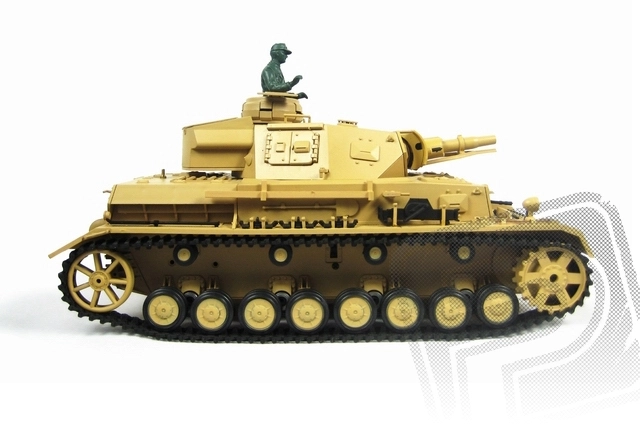 RC tank 1:16 Panzerkampfwagen IV Ausf. F-1 kouř. a zvuk. efekty