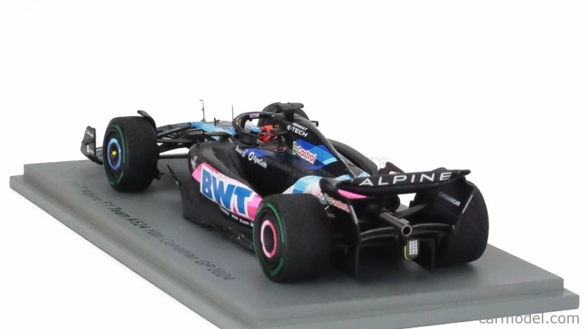 Spark-model Alpine F1 A524 Team Bwt Alpine N 31 Canada Gp 2024 Esteban Ocon 1:43 Černá Modrá Růžová