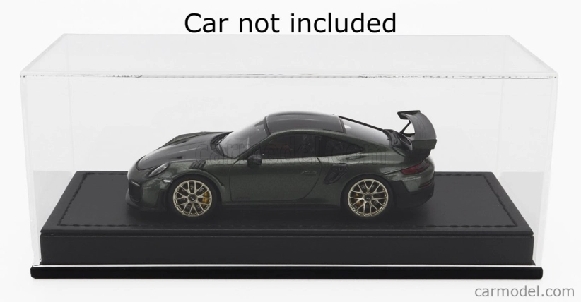 Luxbox Vetrina display box Base In Ecopelle Nera 1:43, černá