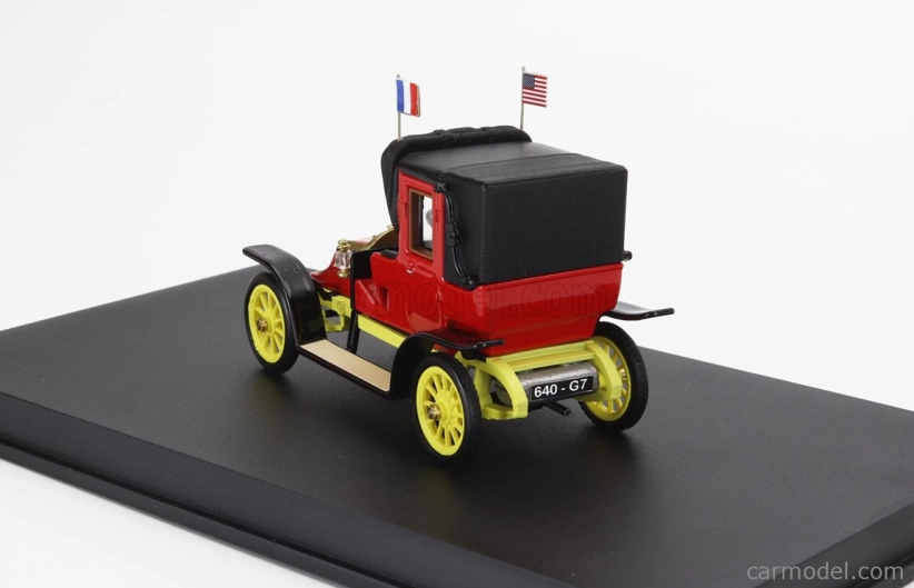 Rio-models Renault Ag1 Taxi De La Marne s vodičom 1914 1:43 Červeno-žltá