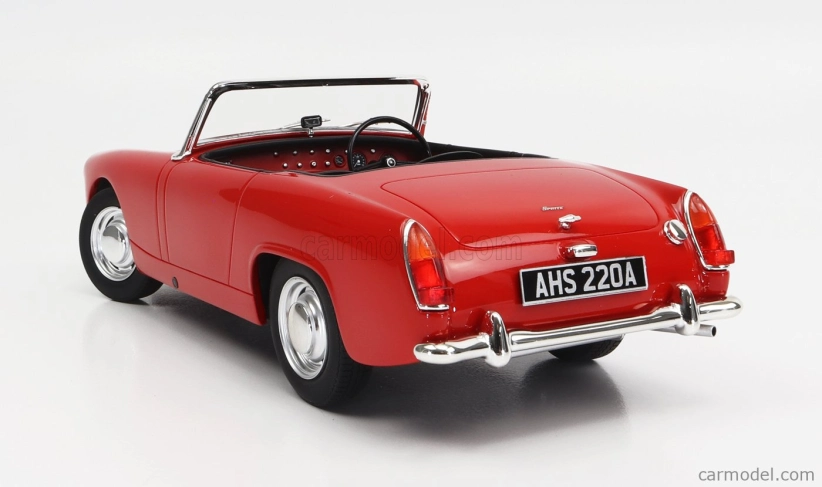 Modely v mierke Cult-scale Austin Healey Sprite Spider Open 1961 1:18 Červená