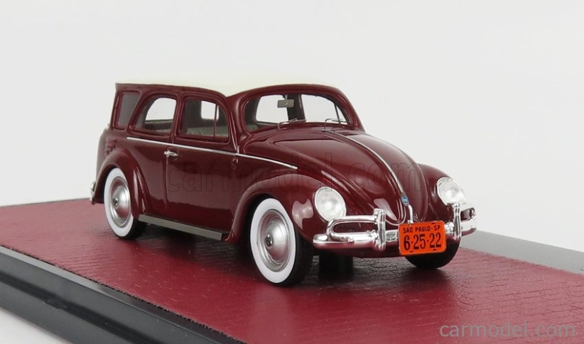 Modely v mierke Matrix Volkswagen Fusca Sw Station Wagon Prototyp 1962 1:43 Hnedá biela