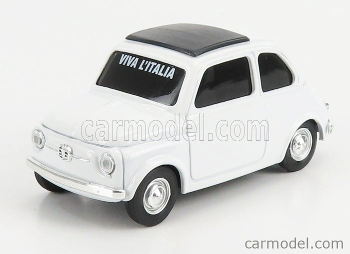 Brumm Fiat 500 1965 - Viva L'italia 150th Anniversario Italia 1861 - 2011 1:43 Bílá