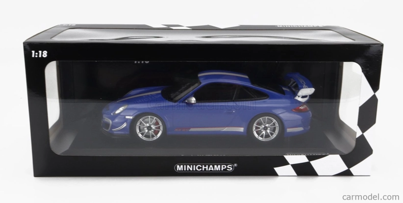 Minichamps Porsche 911 997-2 Gt3 Rs 4.0 Coupe 2011 1:18 Blue