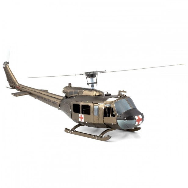 Oceľová stavebnica helikoptéra UH1 Huey