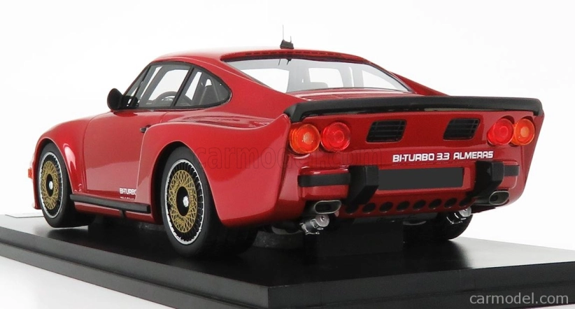 Kess-model Porsche 911 930 Biturbo 3.3 Almeras 1993 1:18 Červená