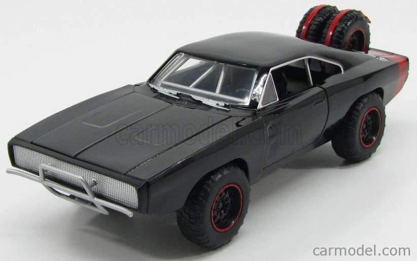 Jada Dodge Dom's Dodge Charger R/t Offroad 1970 - Fast & Furious 7 1:24 Black