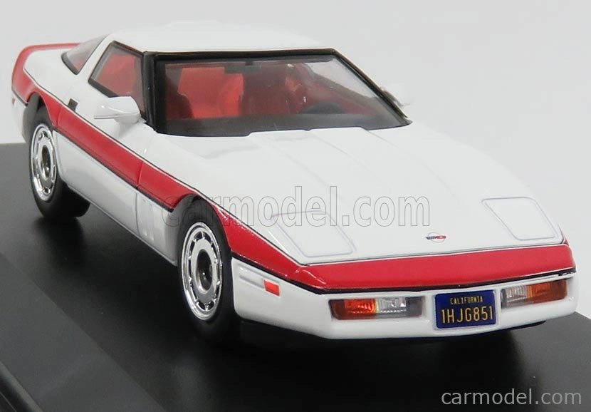 Greenlight Chevrolet Corvette C4 The A-team 1984 1:43 Biela červená