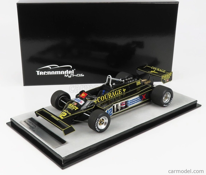 Tecnomodel Lotus F1  87 N 12 British Gp 1981 N.mansell 1:18 Black
