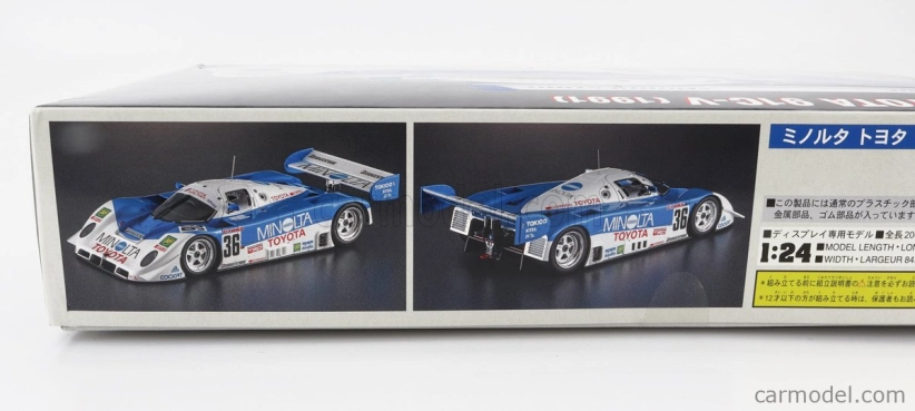 Hasegawa Toyota 91c-v Team Minolta N 36 Race 1991 M.sekiya - H.ogawa - A.wallace 1:24 /