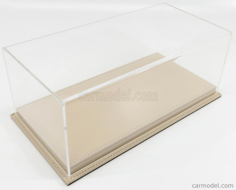 Atlantic Vetrina display box Molhouse Base In Pelle - Leather Base Beige - Lungh.lenght Cm 32.5 X Largh.width Cm 16.5 X Alt.height Cm 12.5 (altezza Interna 10.6 Cm ) 1:18 Plastový Displej