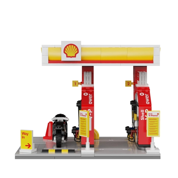 Stavebnice Čerpací stanice Shell | RCprofi.cz