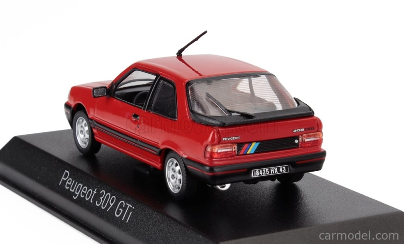 Norev Peugeot 309 Gti Pts Deco 1987 1:43 Červená