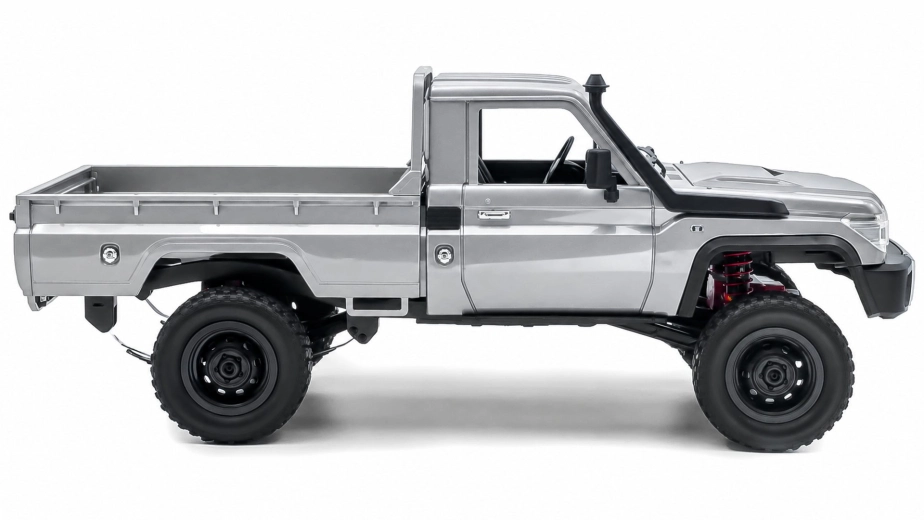 RC auto Land Cruiser Toyota PRO, stříbrná + náhradní baterie