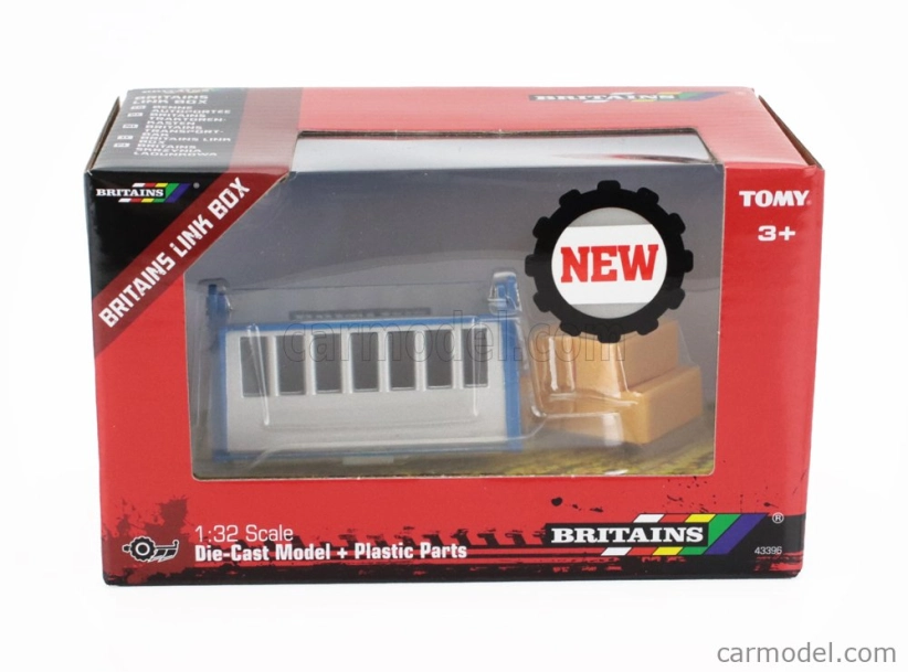 Britains Accessories Link Box 1:32 Stříbrná Modrá Žlutá