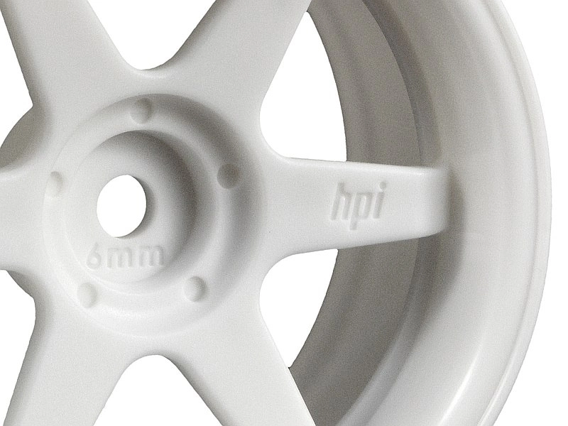 TE37 disky 26mm biele (6mm offset)