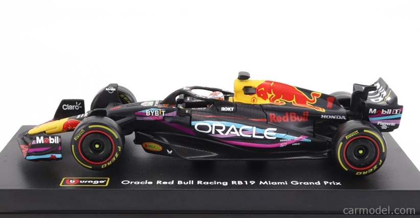Bburago Red bull F1 Rb19 Team Oracle Red Bull Racing N 1 1:43, tmavomodrá