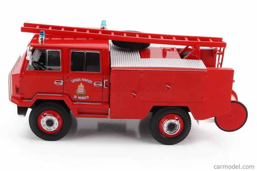 Edicola Berliet Ff 4x4 Cisterna 1971 - Hasičské auto - Vigili Del Fuoco - Feuerwehr 1:43 Červená biela strieborná